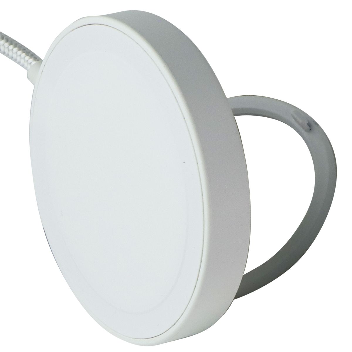 Simple (15W) USB-C Wired Magnetic Charging Pad w/Integrated Stand - White/Silver Cell Phone - Chargers & Cradles S. Simple - Simple Cell Bulk Wholesale Pricing - USA Seller