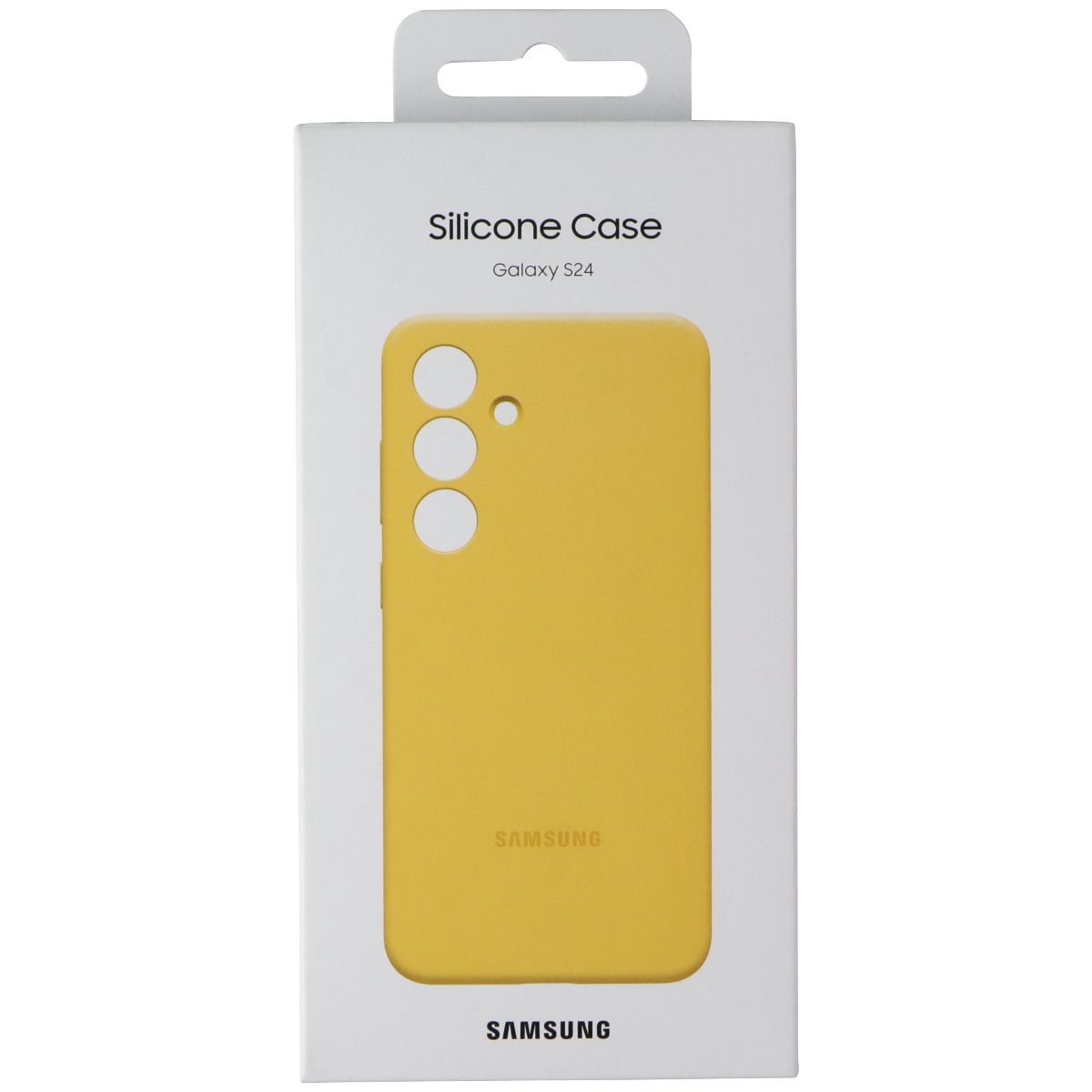 Samsung Official Silicone Case for Samsung Galaxy S24 - Yellow (EF-PS921TYE) Cell Phone - Cases, Covers & Skins Samsung - Simple Cell Bulk Wholesale Pricing - USA Seller