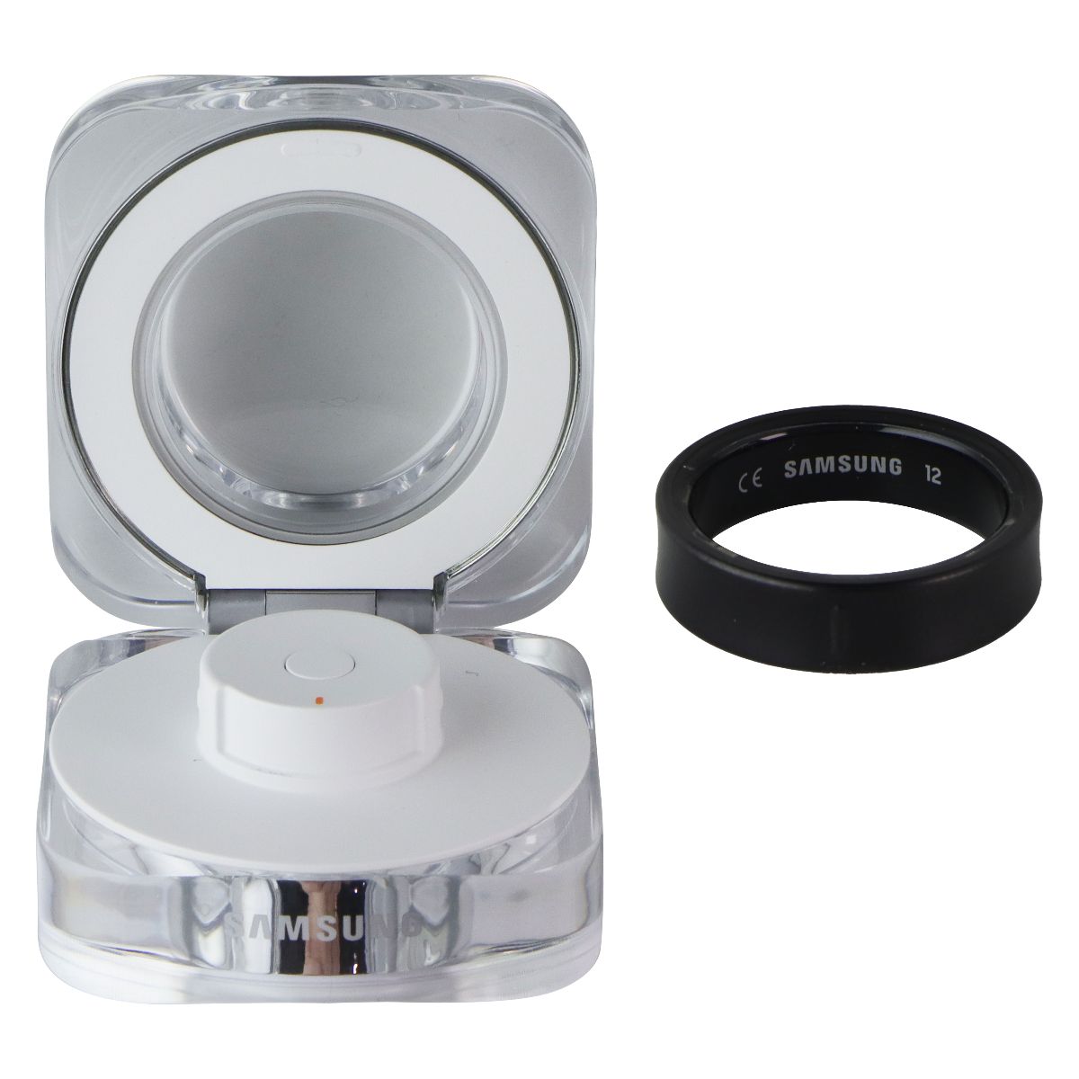 Samsung Galaxy AI Smart Ring Bluetooth Fitness Tracker - Size 12/Titanium Black Fitness Technology - Activity Trackers Samsung - Simple Cell Bulk Wholesale Pricing - USA Seller