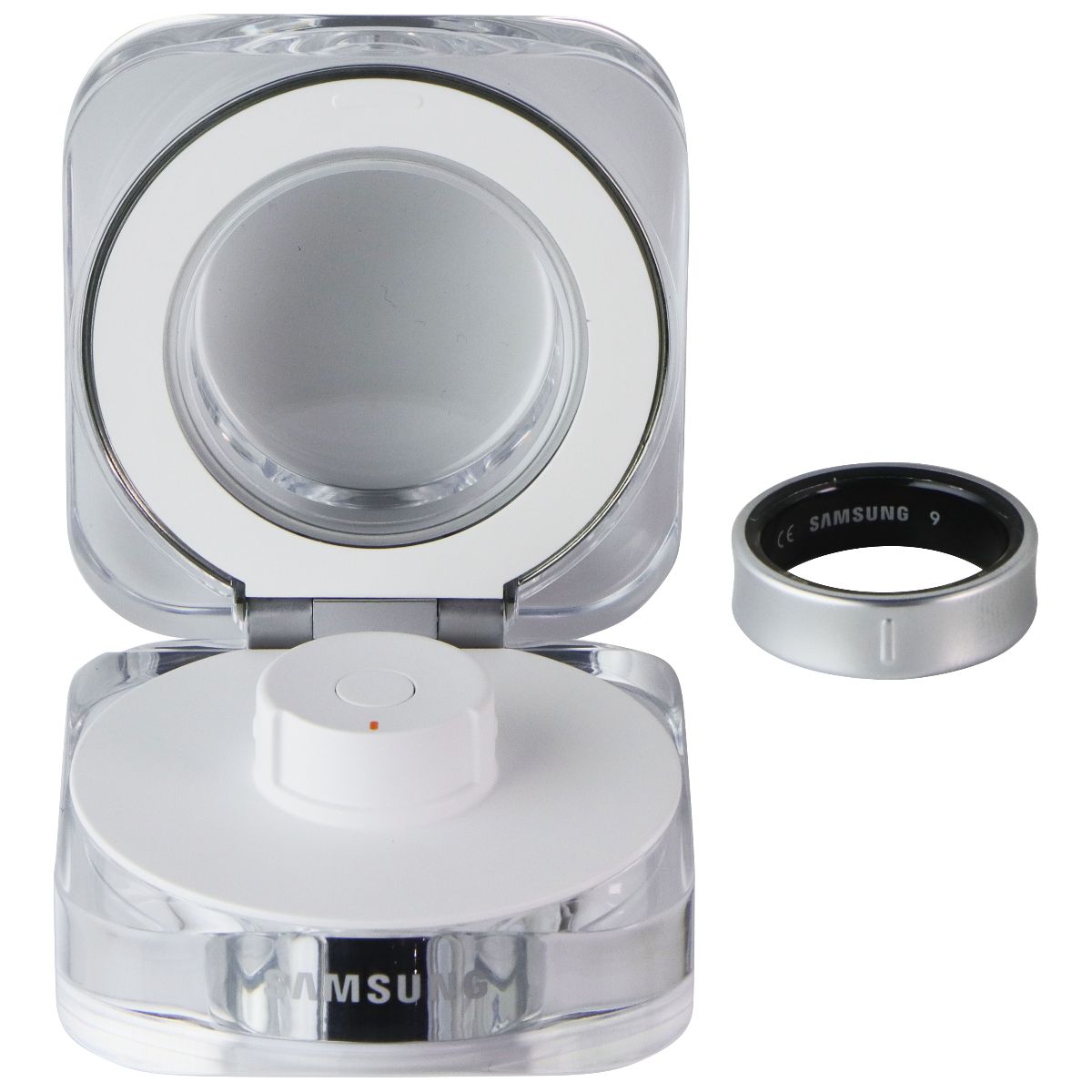 Samsung Galaxy Ring - Ai Bluetooth Smart Ring - Titanium Silver (Size 9) SM-Q509 Fitness Technology - Activity Trackers Samsung - Simple Cell Bulk Wholesale Pricing - USA Seller