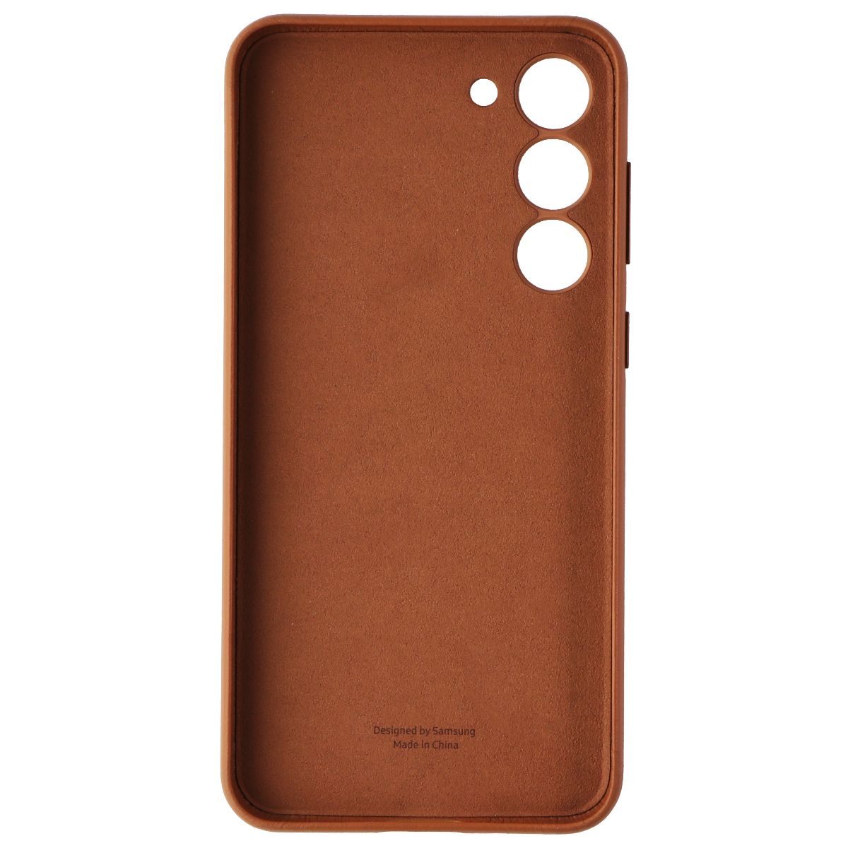 Samsung Leather Case for Galaxy S23+ (Plus) - Brown Cell Phone - Cases, Covers & Skins Samsung - Simple Cell Bulk Wholesale Pricing - USA Seller