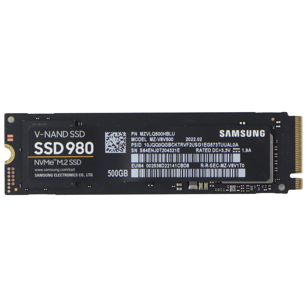 Samsung V-NAND SSD 980 (500GB) NVMe M.2 2280 Solid State Drive (MZ-V8V500) Digital Storage - Solid State Drives Samsung - Simple Cell Bulk Wholesale Pricing - USA Seller