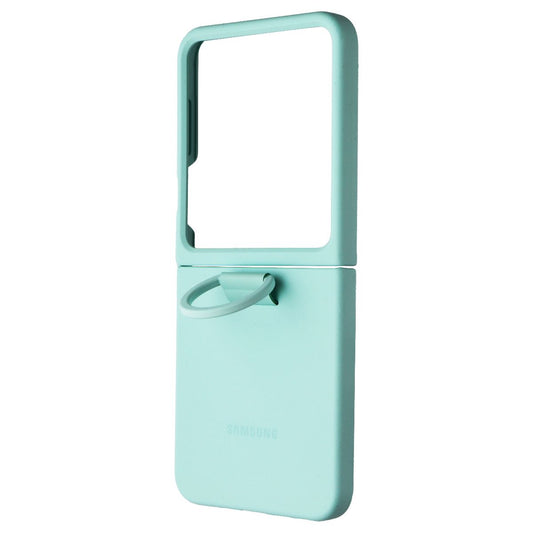 Samsung Official Silicone Case with Ring for Galaxy Z Flip7 FE/Z Flip6 - Mint Cell Phone - Cases, Covers & Skins Samsung - Simple Cell Bulk Wholesale Pricing - USA Seller