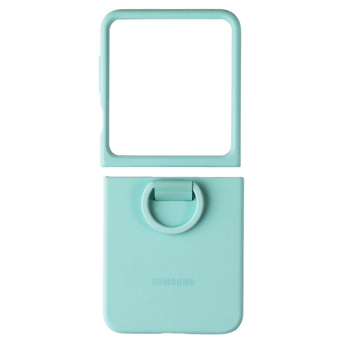 Samsung Official Silicone Case with Ring for Galaxy Z Flip6 - Mint