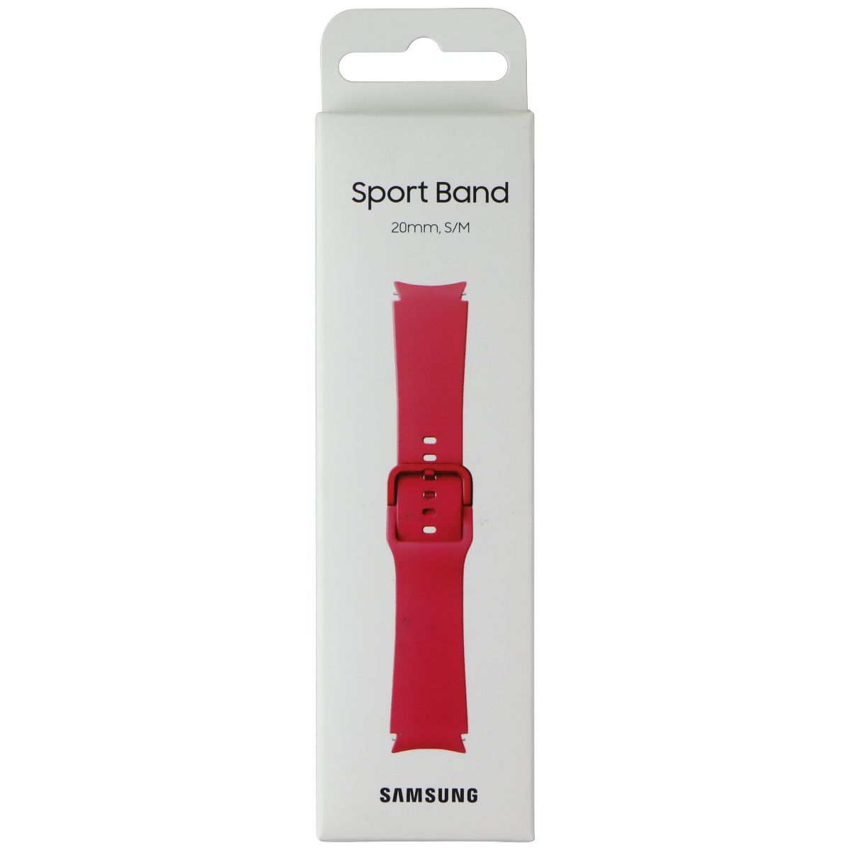 Samsung Sport Band for Galaxy Watch4 & Watch4 Classic - Red (20mm) Small/Medium Smart Watch Accessories - Watch Bands Samsung - Simple Cell Bulk Wholesale Pricing - USA Seller
