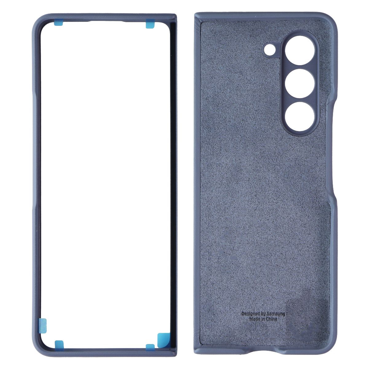 Samsung Eco-Leather Case for Galaxy Z Fold5 - Icy Blue Cell Phone - Cases, Covers & Skins Samsung    - Simple Cell Bulk Wholesale Pricing - USA Seller