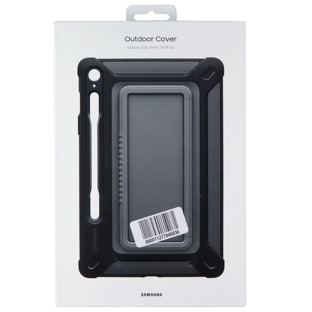 Samsung Outdoor Cover for Samsung Galaxy Tab S9 FE / S9 FE 5G - Black/Gray iPad/Tablet Accessories - Cases, Covers, Keyboard Folios Samsung - Simple Cell Bulk Wholesale Pricing - USA Seller