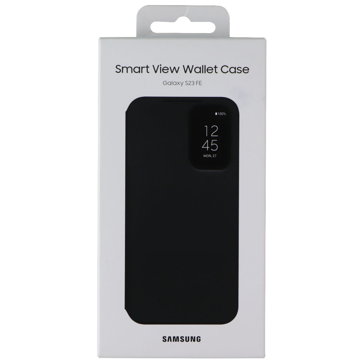 Samsung Smart View Wallet Case for Galaxy S23 FE - Black Cell Phone - Cases, Covers & Skins Samsung - Simple Cell Bulk Wholesale Pricing - USA Seller
