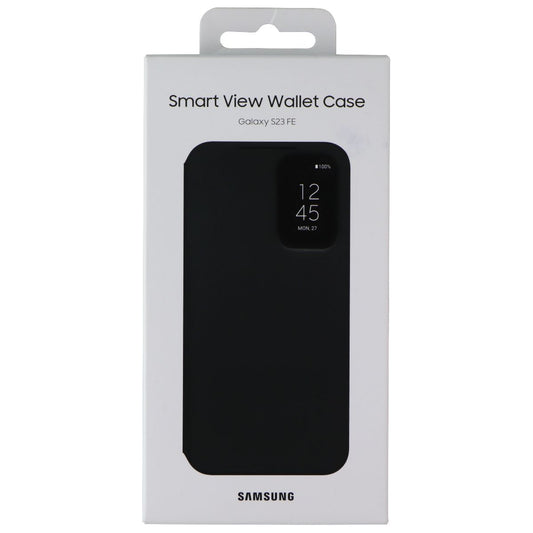 Samsung Smart View Wallet Case for Galaxy S23 FE - Black Cell Phone - Cases, Covers & Skins Samsung - Simple Cell Bulk Wholesale Pricing - USA Seller