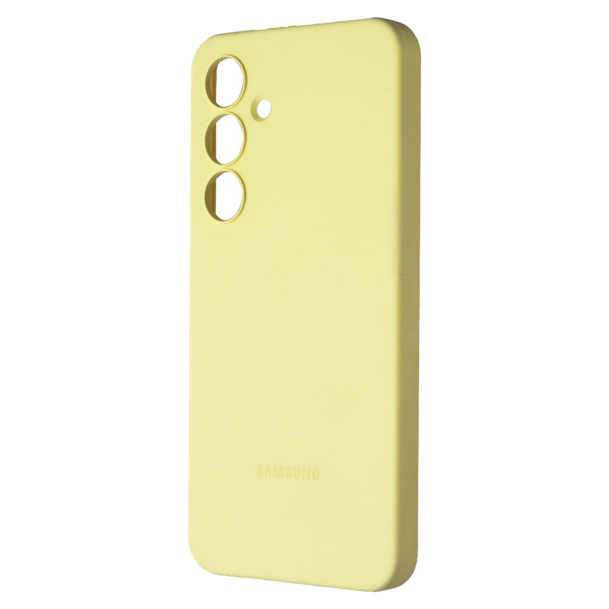 Samsung Official Silicone Case for Galaxy S24 FE - Yellow Cell Phone - Cases, Covers & Skins Samsung - Simple Cell Bulk Wholesale Pricing - USA Seller