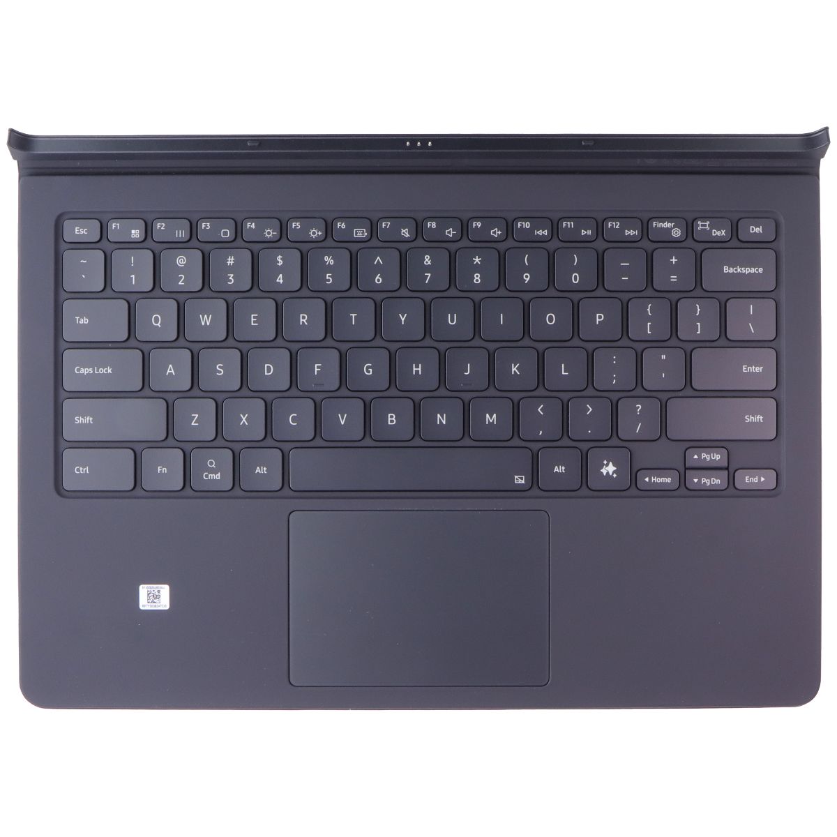 Samsung Book Cover Keyboard (AI Key) for Galaxy Tab S10 FE+/S10 FE+ 5G - Black