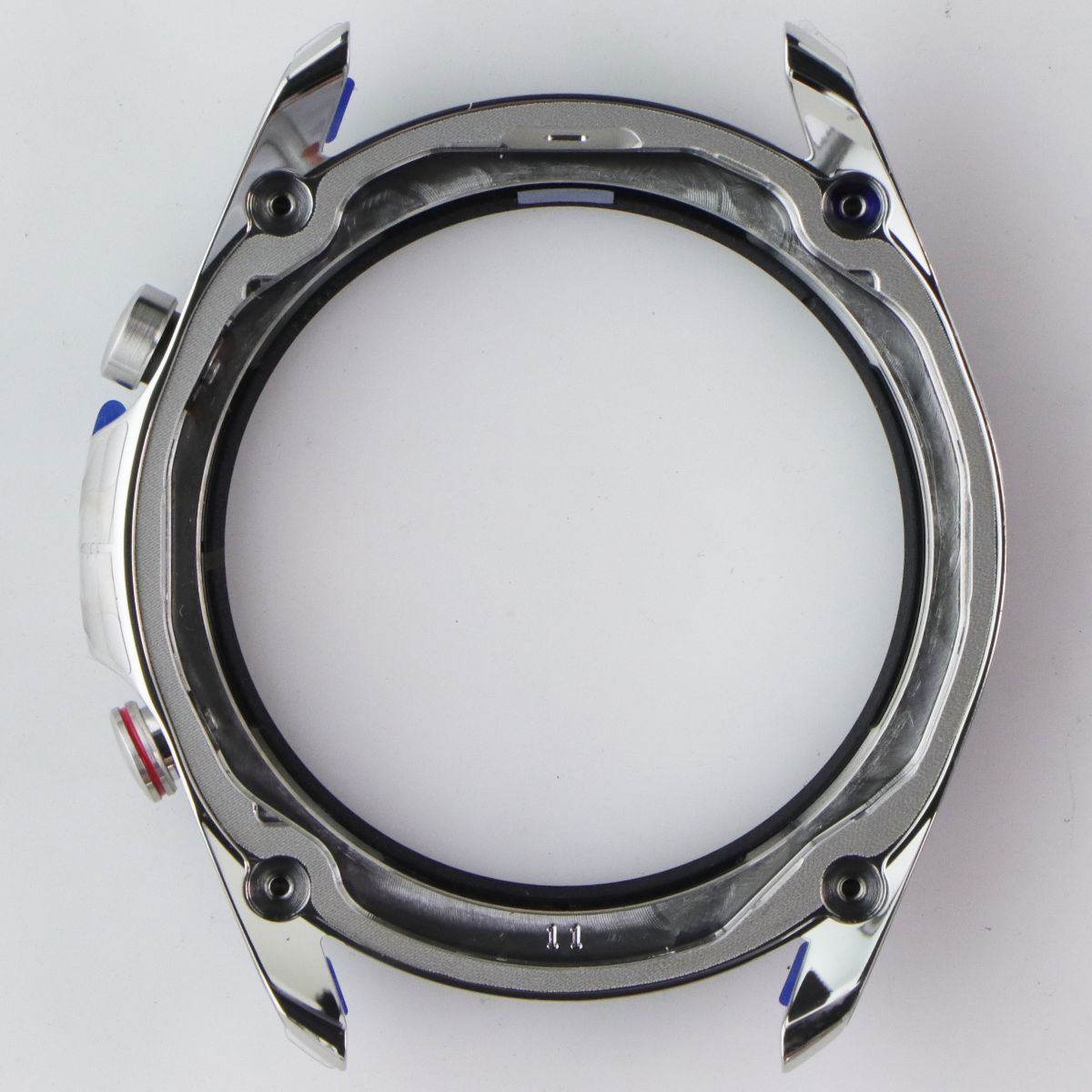 Repair Part Silver Frame with Button and Bezel for Galaxy Watch6 (47mm) R965 Cell Phone - Replacement Parts & Tools Samsung - Simple Cell Bulk Wholesale Pricing - USA Seller