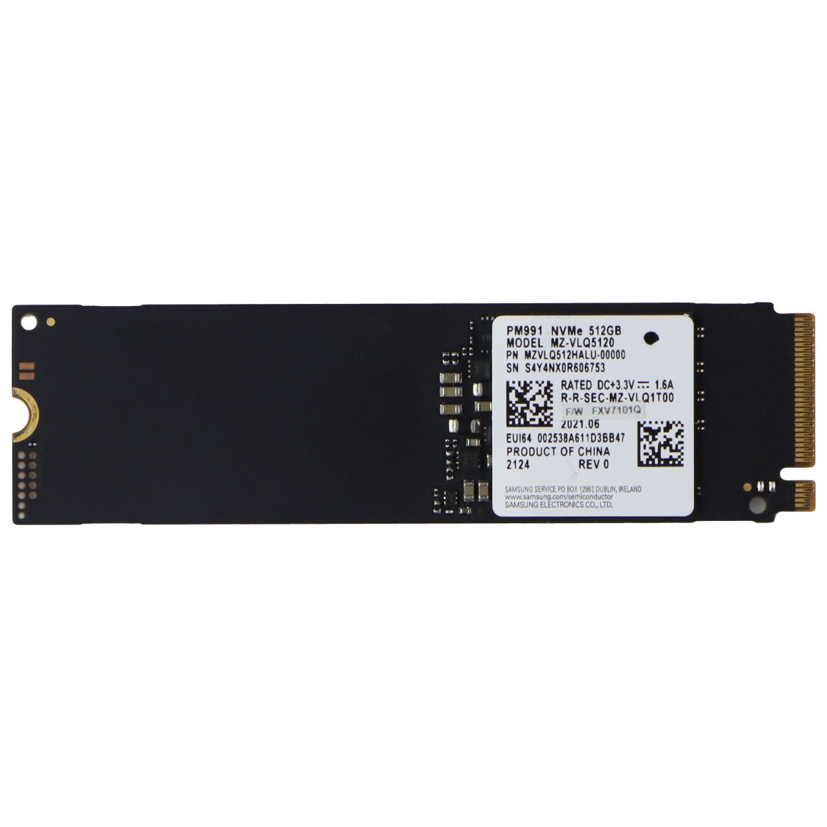 Samsung (MZ-VLQ5120) 512GB NVMe PCIeGen3X4 SSD Digital Storage - Solid State Drives Samsung - Simple Cell Bulk Wholesale Pricing - USA Seller