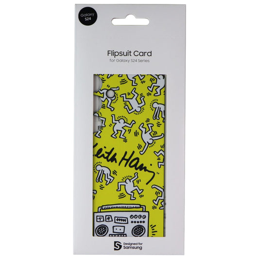 Samsung Interactive Flipsuit Card for Galaxy S24 - Keith Haring Yellow
