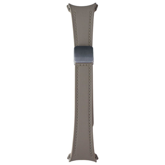 Samsung D-Buckle Hybrid Leather Band for Galaxy Watch 7/6/5/4 (S/M) - Etoupe Smart Watch Accessories - Watch Bands Samsung - Simple Cell Bulk Wholesale Pricing - USA Seller