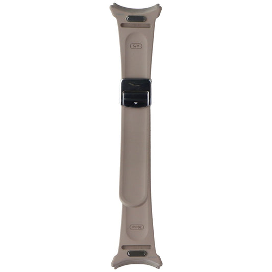 Samsung D-Buckle Hybrid Leather Band for Galaxy Watch 7/6/5/4 (S/M) - Etoupe Smart Watch Accessories - Watch Bands Samsung - Simple Cell Bulk Wholesale Pricing - USA Seller