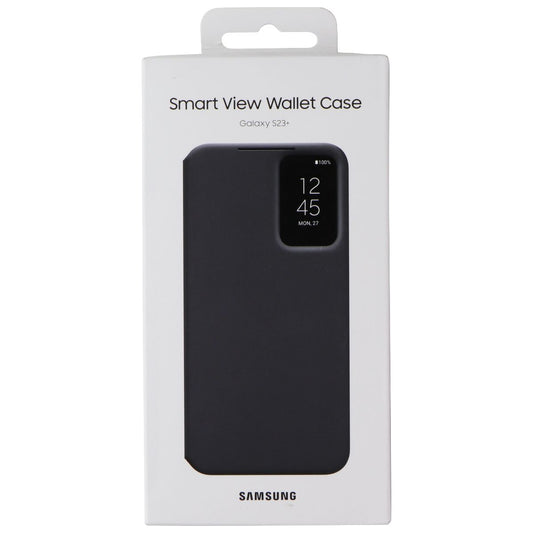 Samsung Smart View Wallet Case for Galaxy S23+ (Plus) - Black Cell Phone - Cases, Covers & Skins Samsung    - Simple Cell Bulk Wholesale Pricing - USA Seller