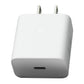 Samsung 25W USB-C Wall Charger Power Adapter - White Cell Phone - Chargers & Cradles Samsung - Simple Cell Bulk Wholesale Pricing - USA Seller