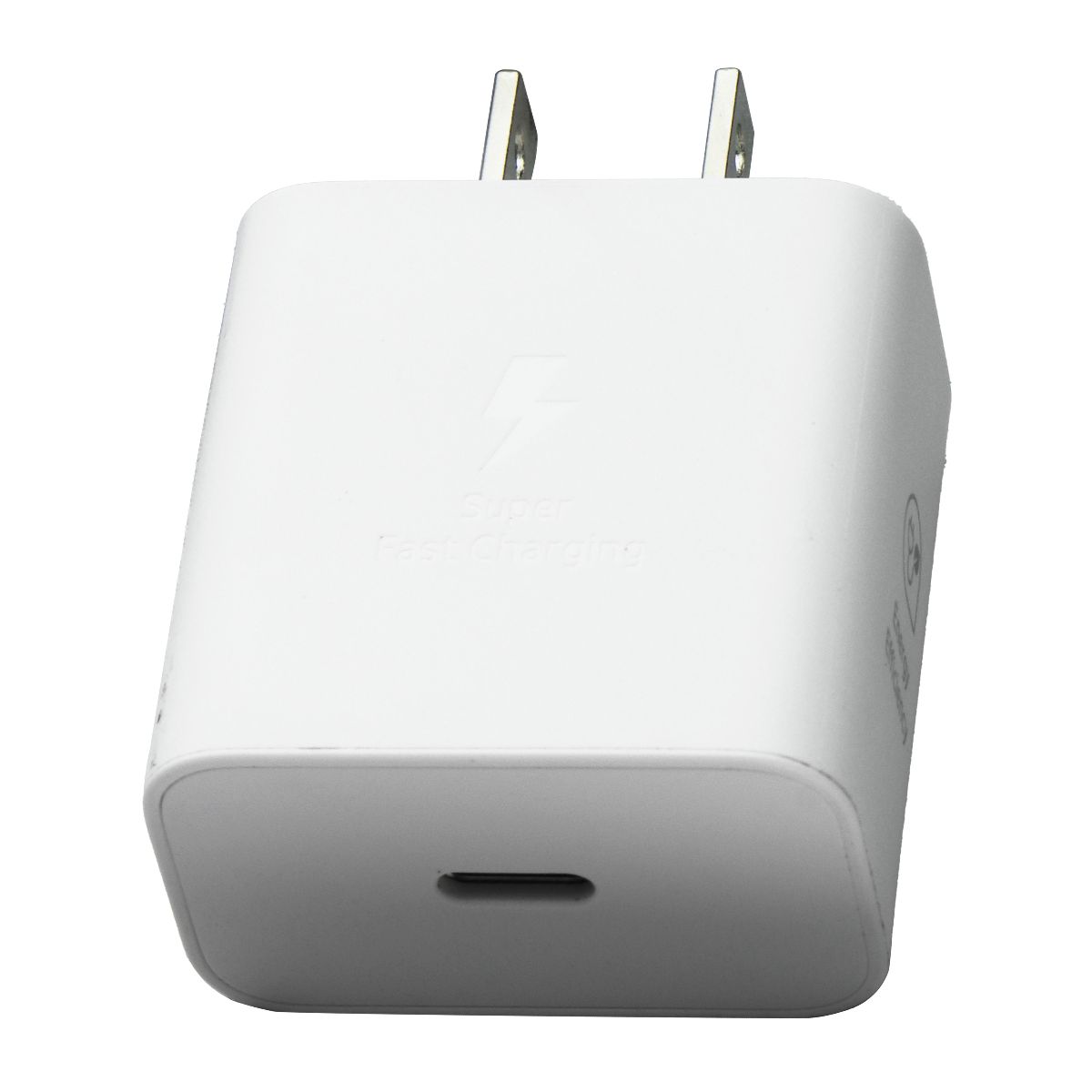 Samsung 25W USB-C Wall Charger Power Adapter - White Cell Phone - Chargers & Cradles Samsung - Simple Cell Bulk Wholesale Pricing - USA Seller