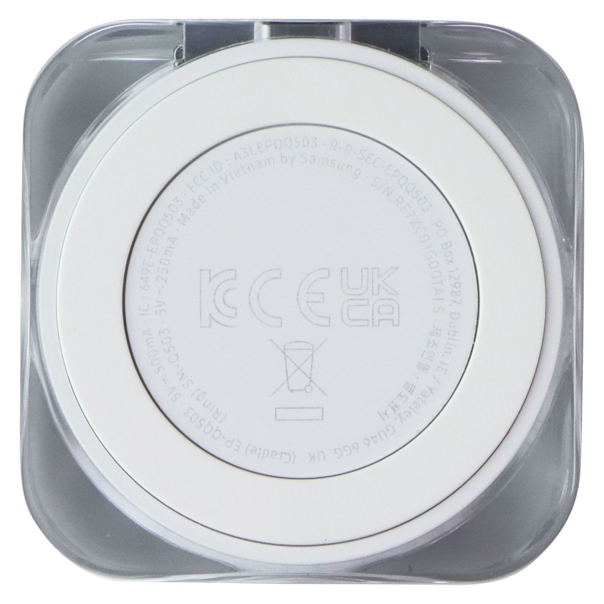 Samsung Galaxy Portable Charging Case for Fitness Ring - Size 13 / Clear Smart Watch Accessories - Smart Watch Cases Samsung - Simple Cell Bulk Wholesale Pricing - USA Seller