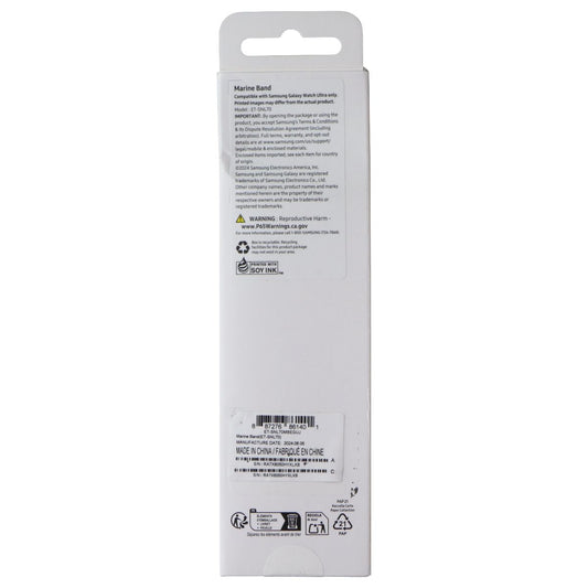 Samsung Official Marine Band for Galaxy Watch Ultra - Dark Gray (ET-SNL70)