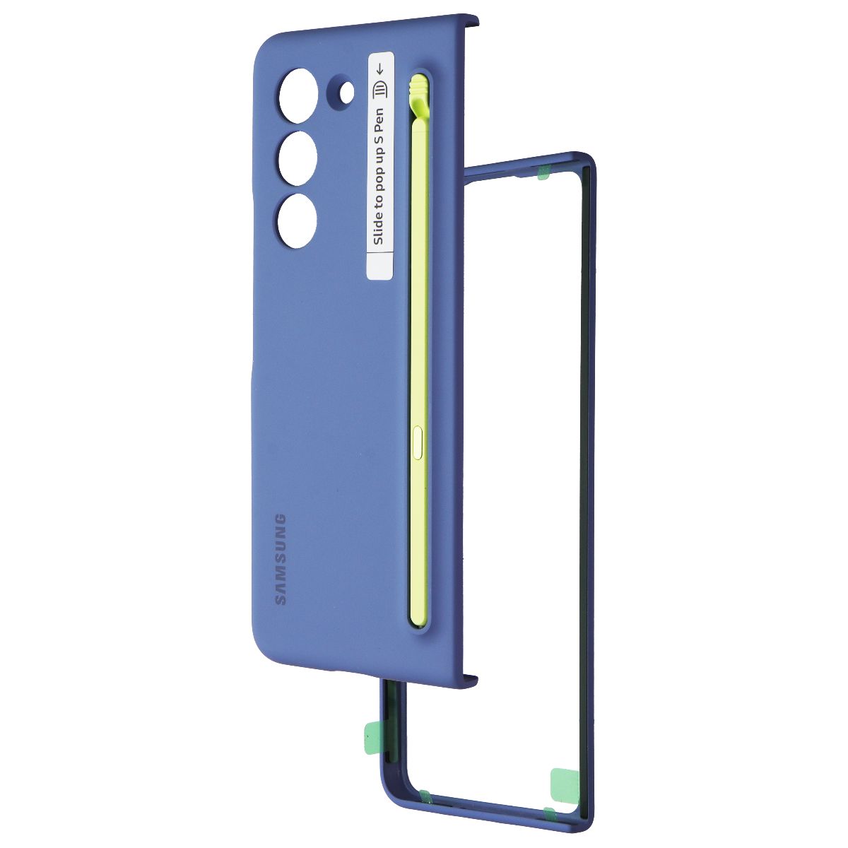 Samsung Slim S Pen Case for Galaxy Z Fold5 - Blue Cell Phone - Cases, Covers & Skins Samsung    - Simple Cell Bulk Wholesale Pricing - USA Seller