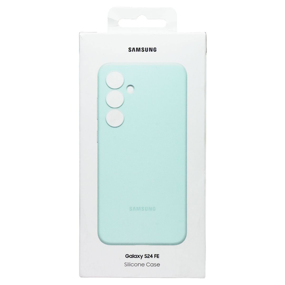 Samsung Official Silicone Case for Samsung Galaxy S24 FE - Mint Cell Phone - Cases, Covers & Skins Samsung - Simple Cell Bulk Wholesale Pricing - USA Seller