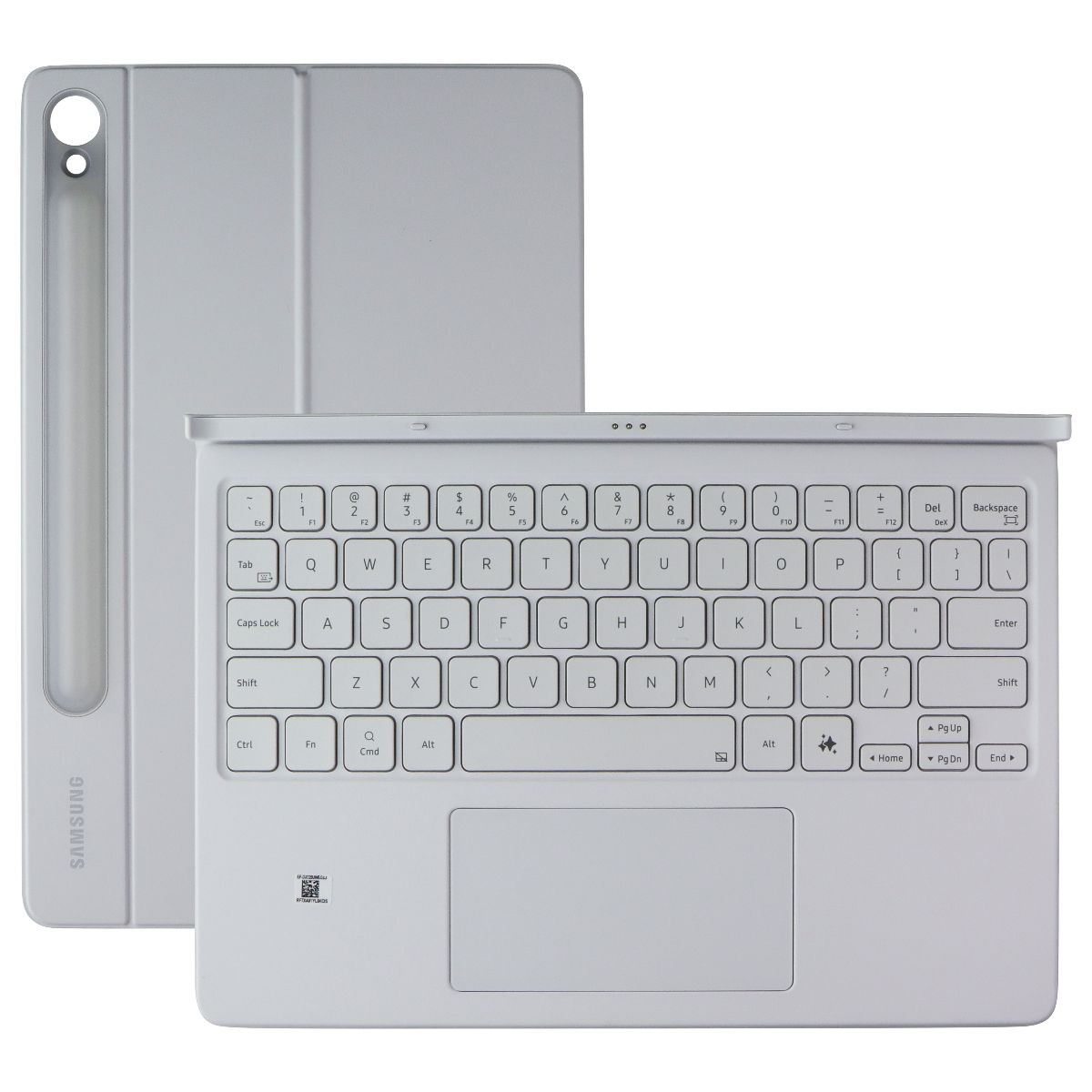 Samsung Book Cover Keyboard AI Key for Galaxy Tab S9 / 5G / FE / FE 5G - White iPad/Tablet Accessories - Cases, Covers, Keyboard Folios Samsung - Simple Cell Bulk Wholesale Pricing - USA Seller