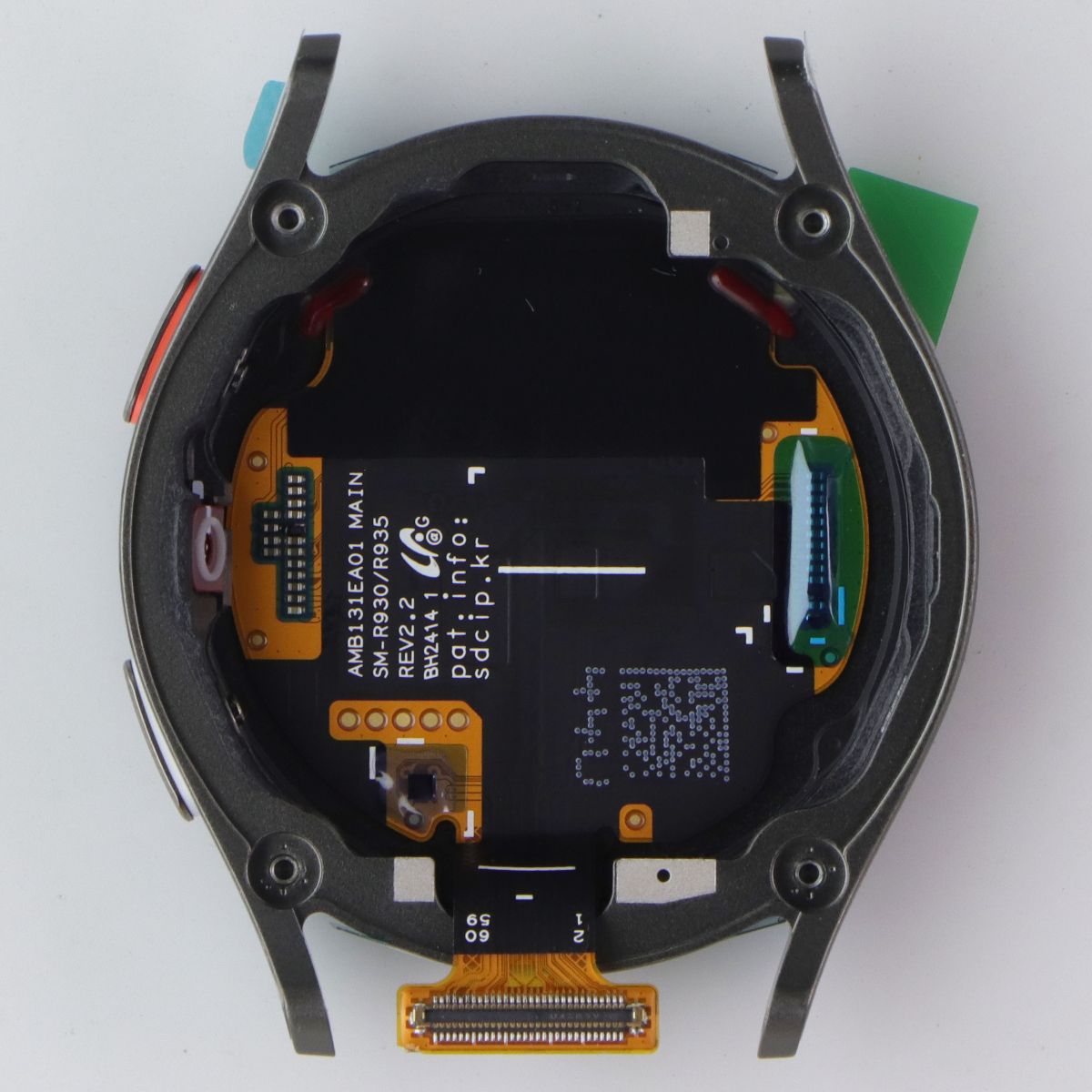 Repair Part Assembly OLED Display/Frame for Galaxy Watch7 (40mm BT/L300) - Green Cell Phone - Replacement Parts & Tools Samsung - Simple Cell Bulk Wholesale Pricing - USA Seller