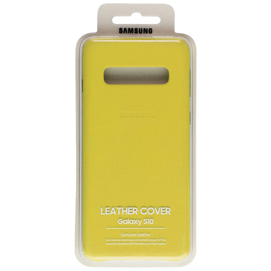 Samsung Official Leather Cover for Samsung Galaxy S10 - Yellow Cell Phone - Cases, Covers & Skins Samsung    - Simple Cell Bulk Wholesale Pricing - USA Seller