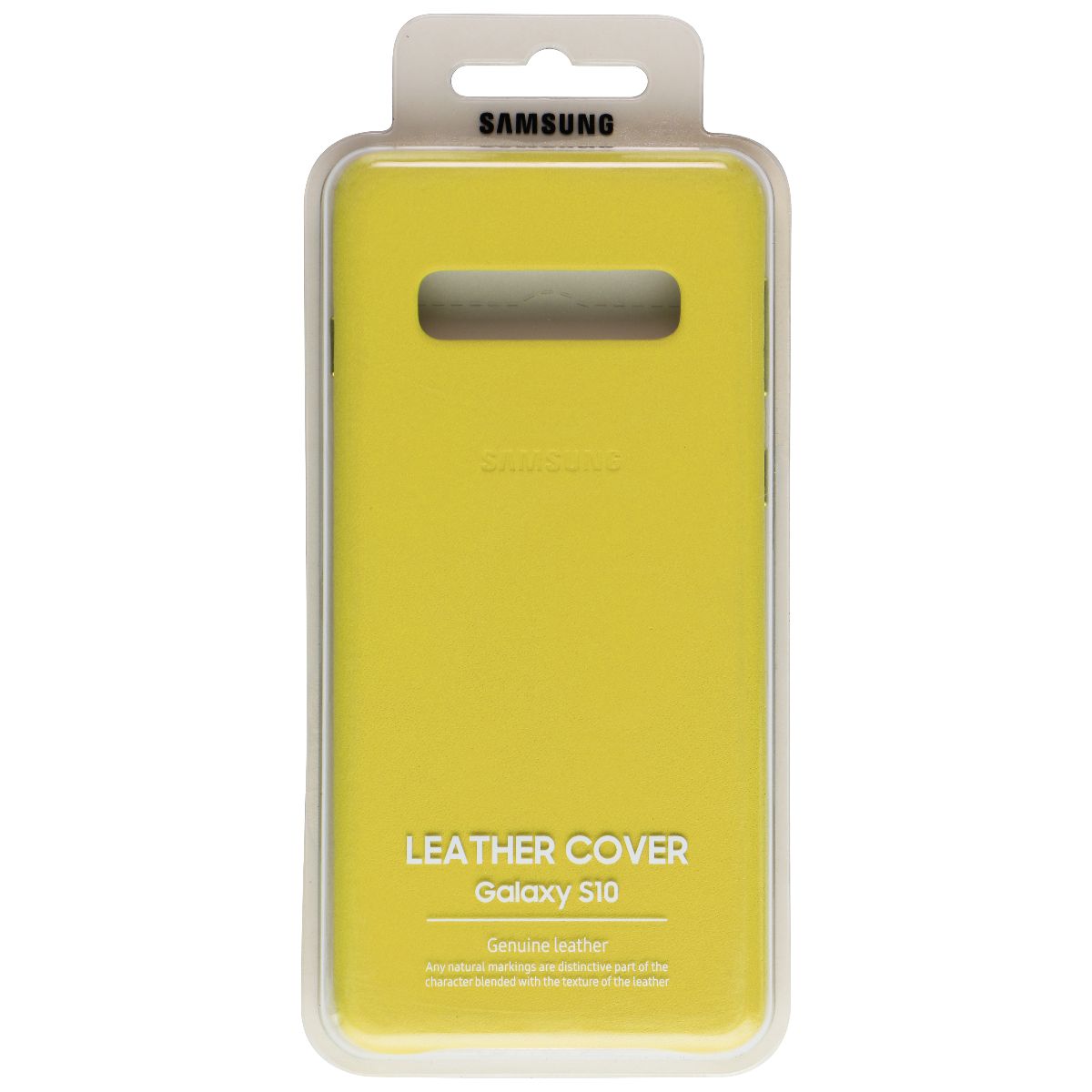 Samsung Official Leather Cover for Samsung Galaxy S10 - Yellow Cell Phone - Cases, Covers & Skins Samsung    - Simple Cell Bulk Wholesale Pricing - USA Seller