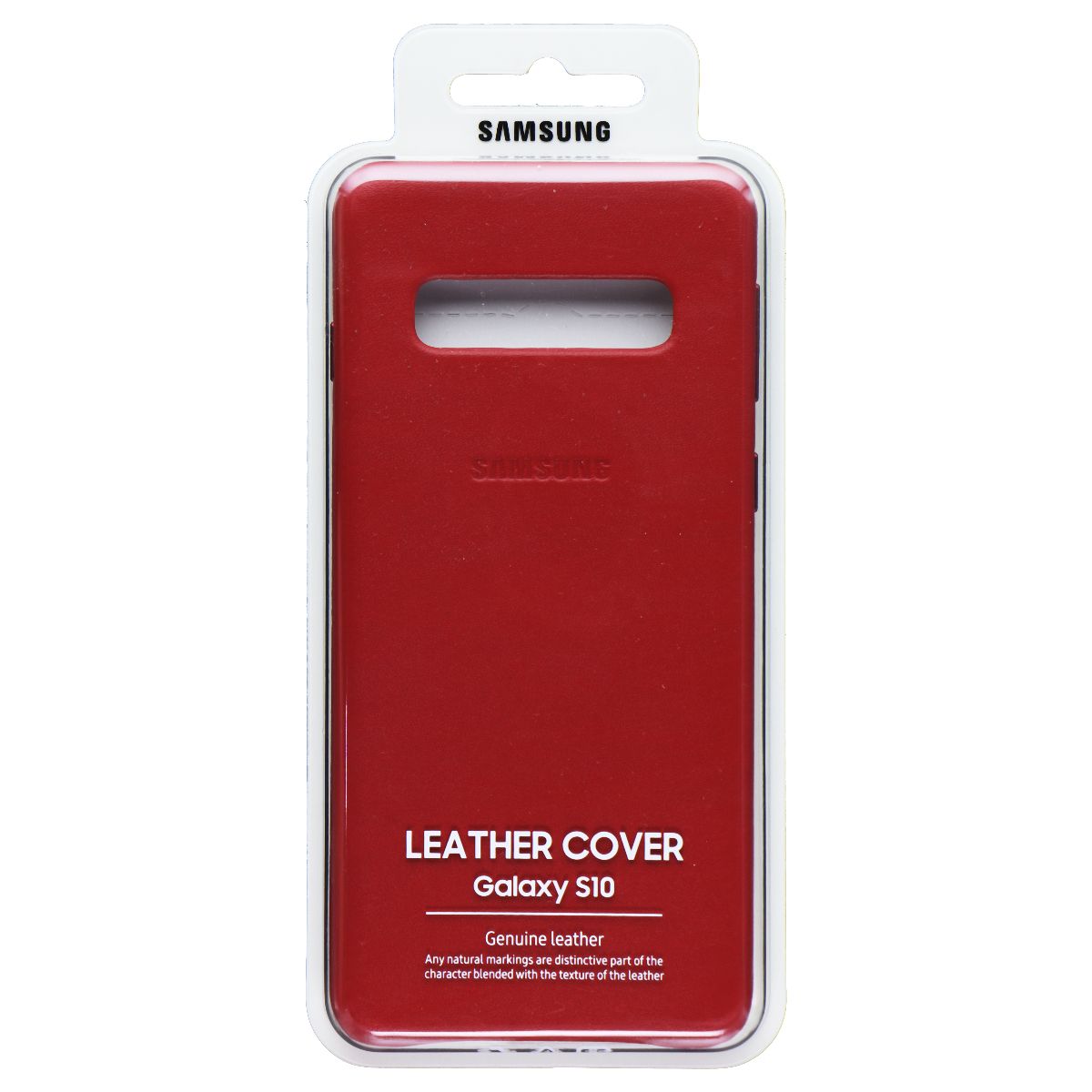Samsung Official Leather Cover for Samsung Galaxy S10 - Red Cell Phone - Cases, Covers & Skins Samsung    - Simple Cell Bulk Wholesale Pricing - USA Seller