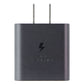 Samsung (45W) Fast Charge USB-C Power Adapter (Low Standby) - Black (EP-T4511) Cell Phone - Chargers & Cradles Samsung - Simple Cell Bulk Wholesale Pricing - USA Seller