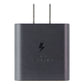 Samsung (45W) Fast Charge USB-C Power Adapter (Low Standby) - Black (EP-T4511) Cell Phone - Chargers & Cradles Samsung - Simple Cell Bulk Wholesale Pricing - USA Seller