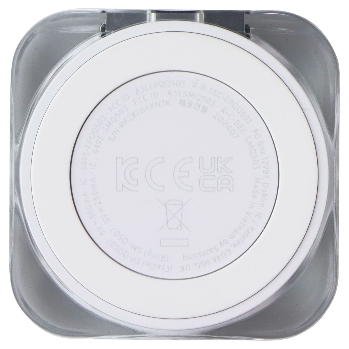 Samsung Galaxy Ring - Ai Bluetooth Smart Ring - Titanium Silver (Size 7) SM-Q507 Fitness Technology - Activity Trackers Samsung - Simple Cell Bulk Wholesale Pricing - USA Seller