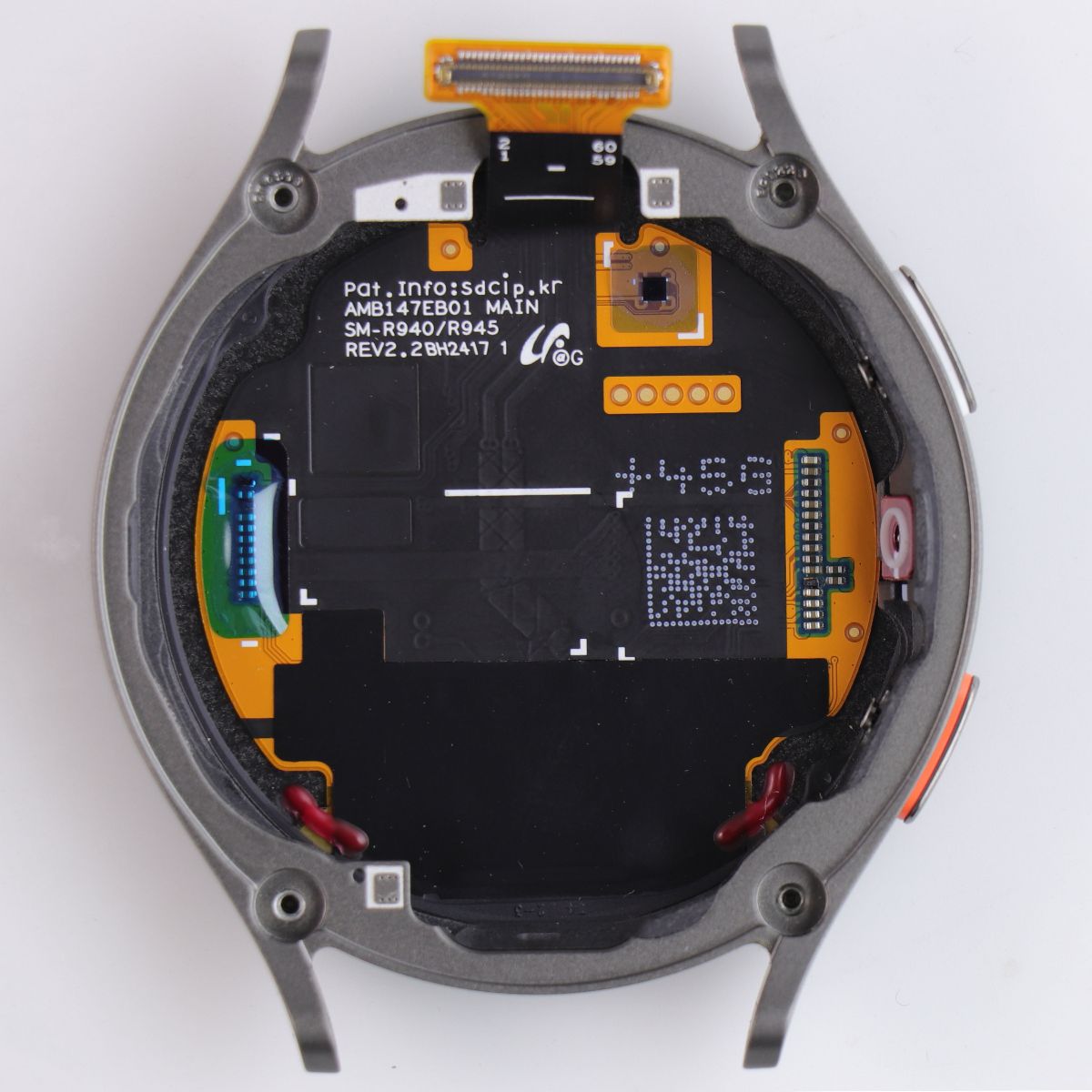 Repair Part OLED Display/Frame for Galaxy Watch6 (SM-R940/R945) - Graphite