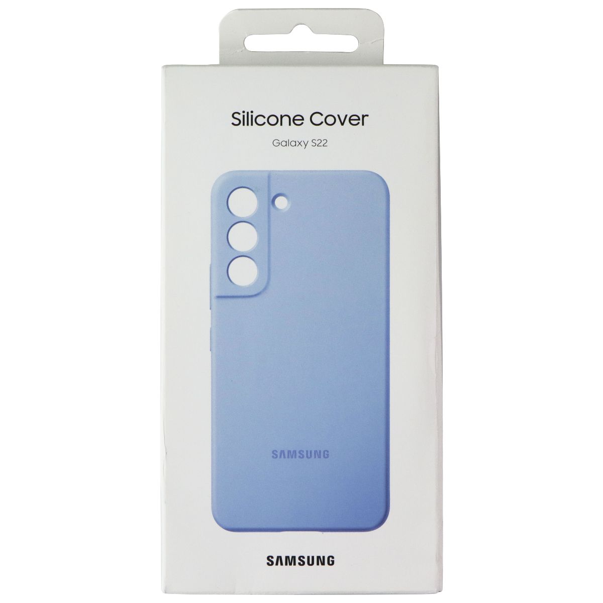 Samsung Official Silicone Cover for Samsung Galaxy S22 - Blue Cell Phone - Cases, Covers & Skins Samsung - Simple Cell Bulk Wholesale Pricing - USA Seller