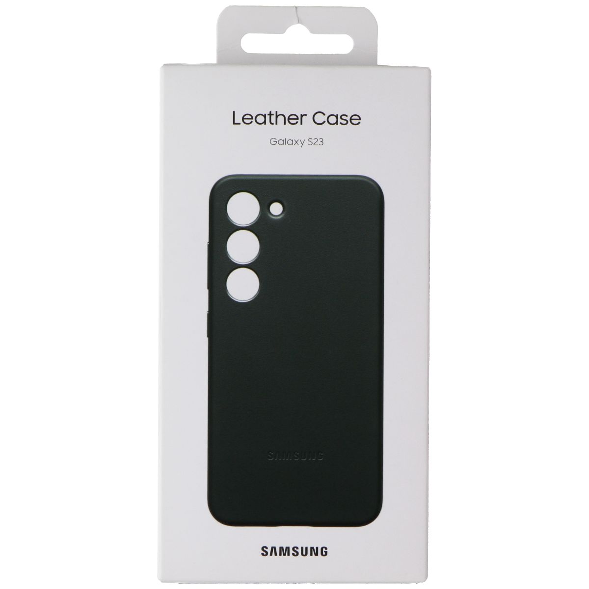 Samsung Leather Case for Galaxy S23 - Green Cell Phone - Cases, Covers & Skins Samsung    - Simple Cell Bulk Wholesale Pricing - USA Seller