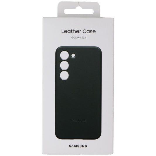 Samsung Leather Case for Galaxy S23 - Green Cell Phone - Cases, Covers & Skins Samsung    - Simple Cell Bulk Wholesale Pricing - USA Seller