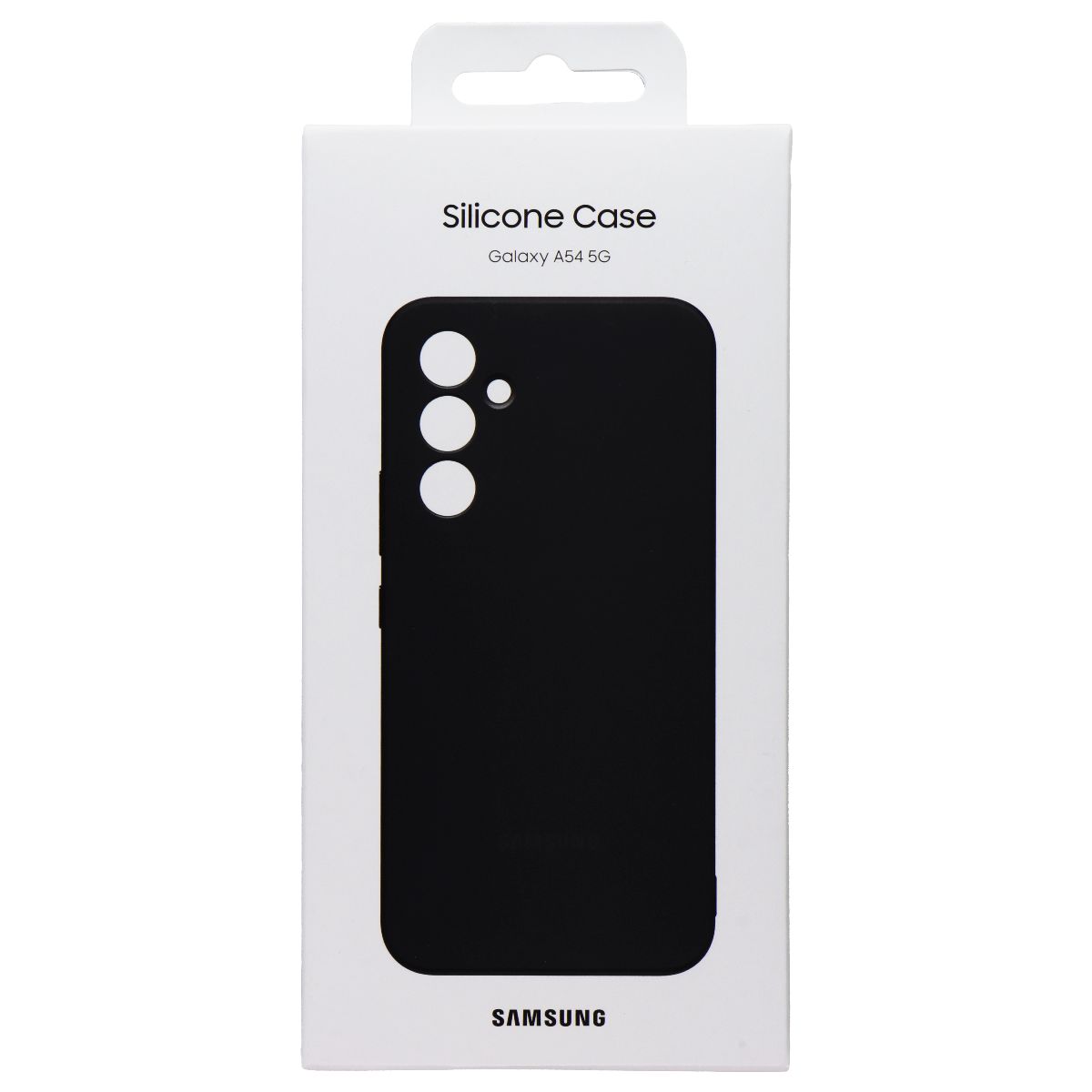 SAMSUNG Silicone Phone Case for Galaxy A54 (5G) - Black (EF-PA546TBE) Cell Phone - Cases, Covers & Skins Samsung    - Simple Cell Bulk Wholesale Pricing - USA Seller