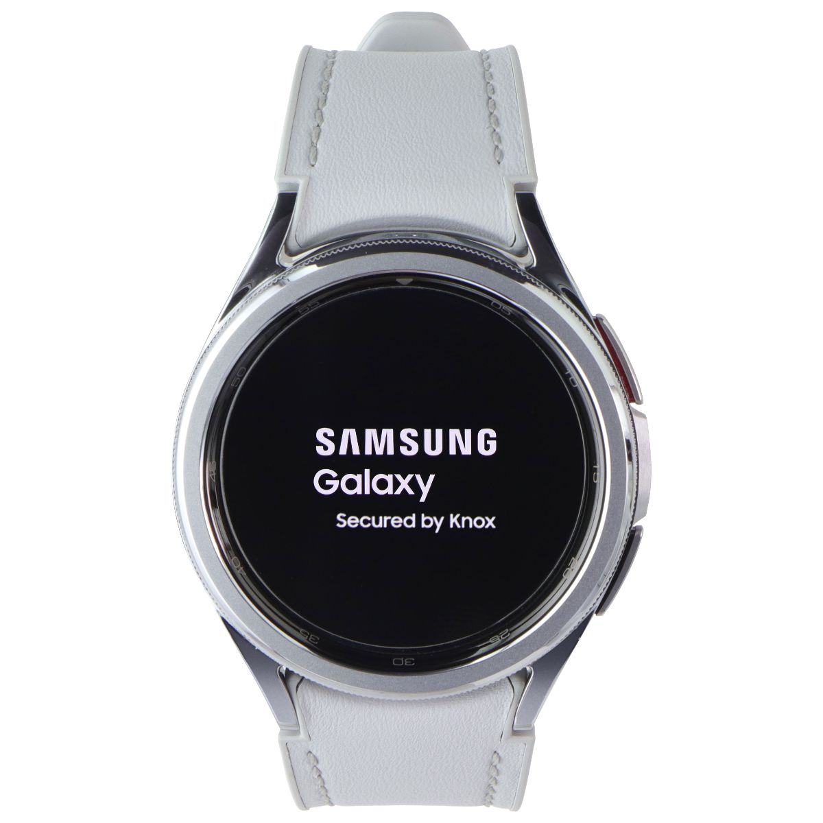 Samsung Galaxy Watch6 Classic (43mm) LTE + Bluetooth (SM-R955) - Silver/White Smart Watches Samsung - Simple Cell Bulk Wholesale Pricing - USA Seller