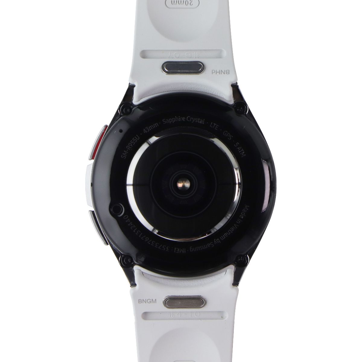 Samsung Galaxy Watch6 Classic (43mm) LTE + Bluetooth (SM-R955) - Silver/White Smart Watches Samsung - Simple Cell Bulk Wholesale Pricing - USA Seller