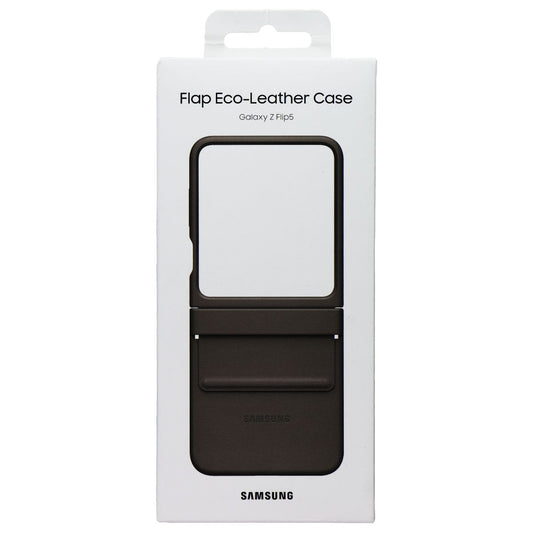 Samsung Flap Eco-Leather Case for Samsung Galaxy Z Flip5 - Etoupe