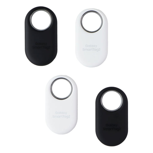 Samsung Galaxy SmartTag2 Bluetooth Tracker (4 Pack) - Black/White (El-T5600) GPS Accessories & Tracking - Tracking Devices Samsung - Simple Cell Bulk Wholesale Pricing - USA Seller