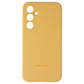 Samsung Official Silicone Case for Galaxy S23 FE - Apricot Orange Cell Phone - Cases, Covers & Skins Samsung - Simple Cell Bulk Wholesale Pricing - USA Seller