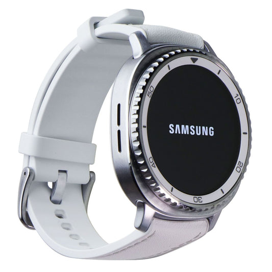 Samsung Galaxy Watch8 Classic (46mm) LTE Unlocked (SM-L505U) - White/Hybrid Band Smart Watches Samsung - Simple Cell Bulk Wholesale Pricing - USA Seller