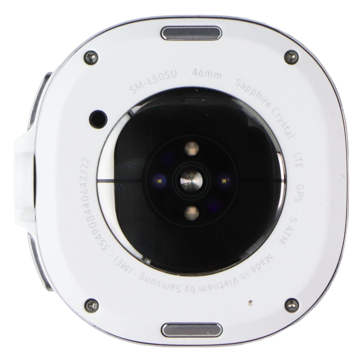 Samsung Galaxy Watch8 Classic (46mm) LTE Unlocked (SM-L505U) - White/Hybrid Band