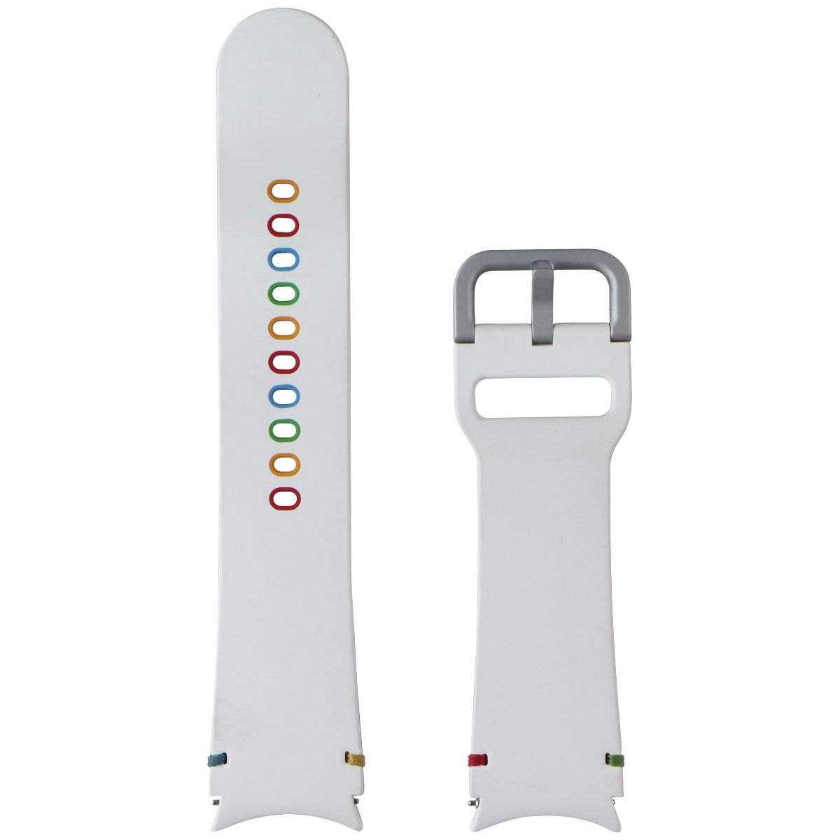 Samsung Official Global Goals Watch Band for Galaxy Watch5 - White/Multi Smart Watch Accessories - Watch Bands Samsung - Simple Cell Bulk Wholesale Pricing - USA Seller