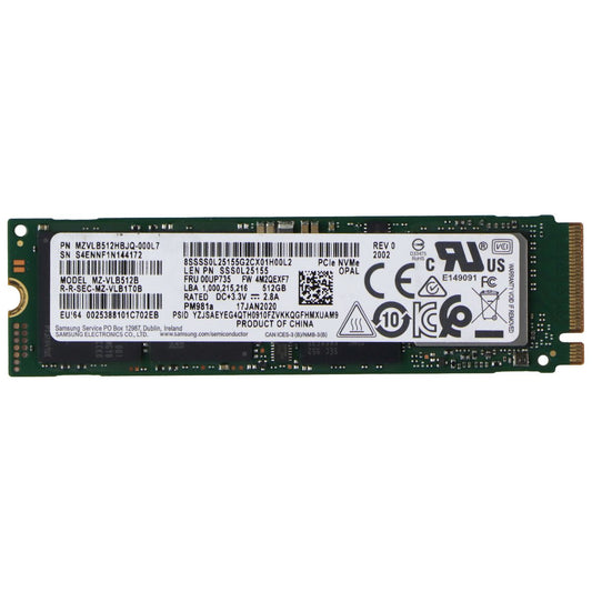 Samsung 512GB NVME M.2 2280 Internal SSD (MZVLB512HBJQ-000L7) Digital Storage - Solid State Drives Samsung - Simple Cell Bulk Wholesale Pricing - USA Seller