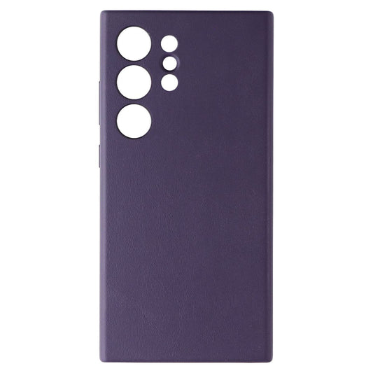 Samsung Official Vegan Leather Case for Galaxy S24 Ultra - Dark Violet Cell Phone - Cases, Covers & Skins Samsung - Simple Cell Bulk Wholesale Pricing - USA Seller